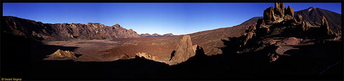 Caada de Llano de Ucanca, El Teide door Gerard Kingma.