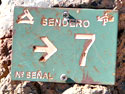 Sendero 7, de route naar de Montaña Blanca of naar de Pico Del Teide op 3718 m. (Foto Frank Catry)