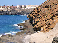 Naaktstrand in de Costa Del Silencio. (Foto Frank Catry - 2009)