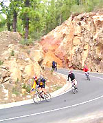 Afdaling van de Teide per fiets. (Foto Mimosa Harmsen)