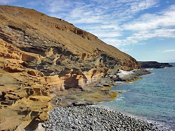 De Gele Berg (Montaa Amarilla) aan de Costa del Silencio. (Foto Frank Catry)