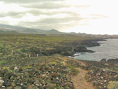 Wandelen in de Costa del Silencio van Las Galettas naar de Golf del Sur . (Foto Frank Catry)