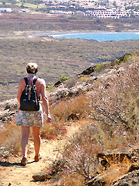 Recreatief wandelen in Tenerife over mooie senderos (wandelpaden). (Foto Frank Catry  2009)