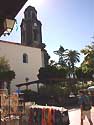 Het kerkje van het oude stadsgedeelte van Puerto De La Cruz
